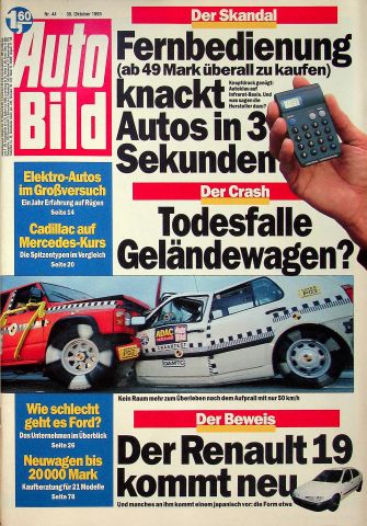 Deckblatt Auto Bild (44/1993)